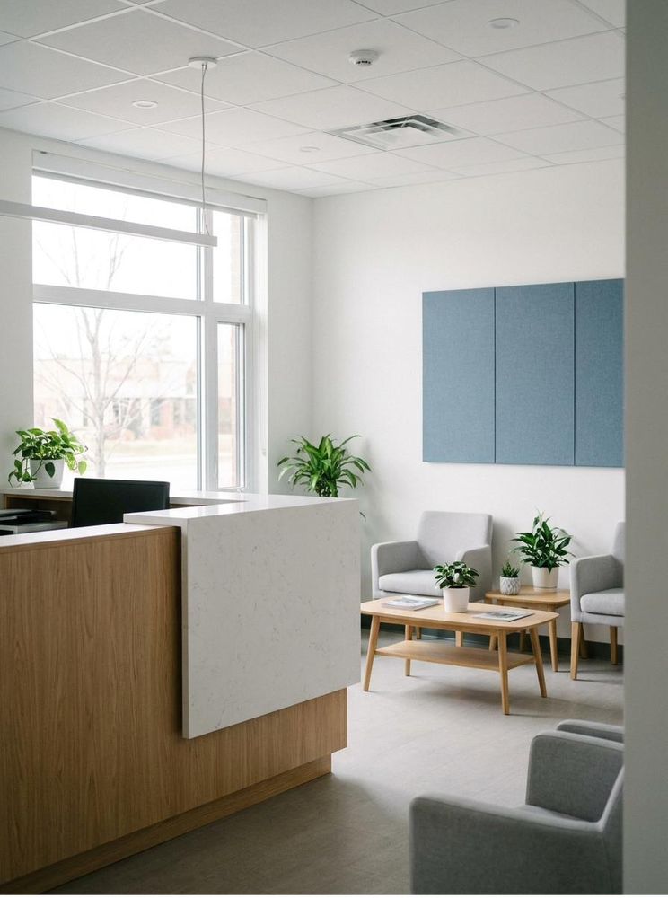 Medical clinic reception